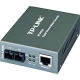 TP-LINK MC200CM Gigabit Media Converter, 1000Mbps RJ45 to 1000M multi-mode SC fiber, up to 550m/1800ft, chassis mountable