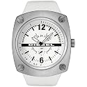 Diesel DZ1229 Gents White Leather Strap Watch