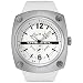 Diesel DZ1229 Gents White Leather Strap Watch