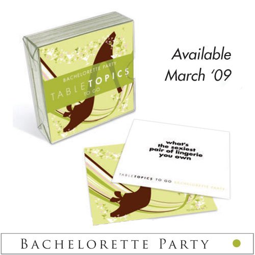 TableTopics TO GO Bachelorette Party