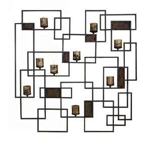Candleholders Accessories and Clocks SIAM, CANDLE LIGHT WALL SCULPTURE