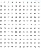 STICKERS NUMBERED 1-462 SEQUENTIAL WHITE~TINY 1/2" CIRCLE LABELS CONSECUTIVE