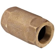 Dixon 61-107 Brass Ball Cone Check Valve, 1-1/2" NPT Female