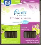 Febreze Noticeables Dual Scented Oil Refill, Simple Moments & Springtime Winds 2pk, Each Refill Contains Two .879-Ounce Box Fragrances (Pack of 2)
