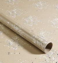 3m Silver Twinkle Tree Christmas Wrapping Paper