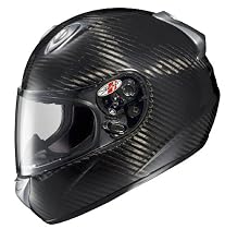 Joe Rocket RKT101 Carbon Fiber Full Face Motorcycle Helmet Black Medium
