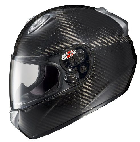 Joe Rocket RKT101 Carbon Fiber Full Face Motorcycle Helmet Black M