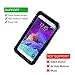 Galaxy Note 4 Waterproof Case, Vcloo® Galaxy Note 4 Waterproof Case, Dust Proof, Snow Proof, Shock Proof, Heavy Duty Carrying Cover Case for Samsung Galaxy Note 4 with Transparent Screen Protector (Black)
