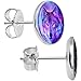 Body Candy Stainless Steel Harmonious Universe and Wolf Stud Earrings