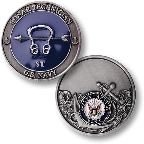Navy Sonar Technician - Enamel