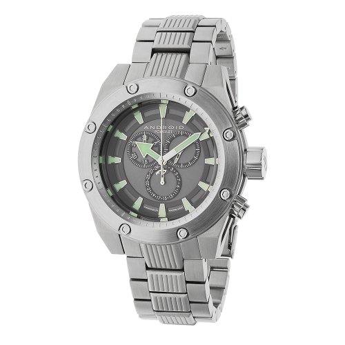 Android Divemaster Powerjet Quartz Chronograph Stainless Steel Bracelet Watch