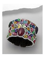 Cuff Bracelet In White Base