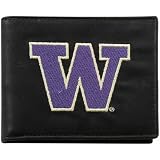 Washington Huskies Embroidered Leather Billfold Wallet