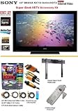 Sony Bravia KDL-40NX700 1080p 40-Inch LCD HDTV W/ LED backlight & built-in Wi-Fi® With "The Super Sleek HDTV Accessory Kit" Includes Extra Sleek & Slim Flat Mount+(2) 6FT Hdmi 1.3B Cables, 6FT Audio Interconnect Cable + Cleaner + Surge Protector