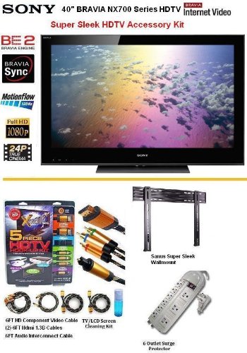 Sony Bravia KDL-40NX700 1080p 40-Inch LCD HDTV W LED backlight & built-in Wi-Fi® With 