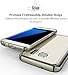 Vena Hybrid TPU Bumper Retain Slim Protection, Case Cover Compatible with Samsung Galaxy S7, Crystal Clear
