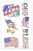 God Bless America "Patriotic" Temporary Tattoo #106