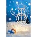 Lighted Snowman Outdoor D�cor - White Wire (36