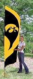 Iowa Hawkeyes 11' Tall Team Yard Flag