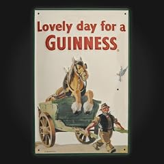 Horse In Cart Metal Sign 20 x 30cm