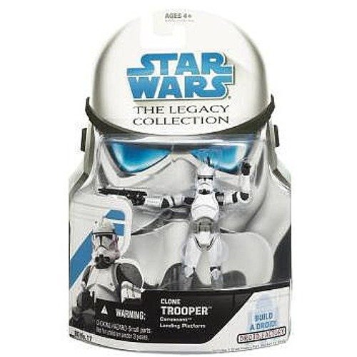 51aFxtMgKQL Star Wars Clone Wars Legacy Collection Build A Droid Factory Action Figure BD No. 17 Coruscant Landing Platform Clone Trooper