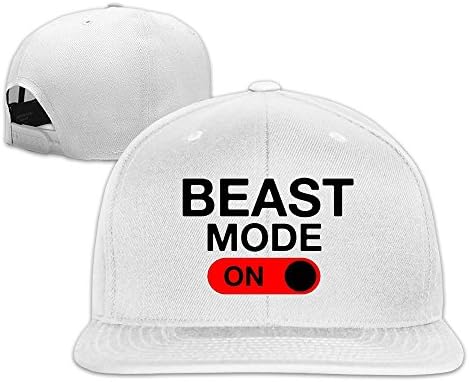 Beast Mode On Funny Gym Snapback Caps Flat Bill Baseball Hat
