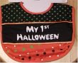 My 1st Halloween Baby Bib