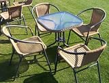Bistro 60cm Square 4 Seater Set