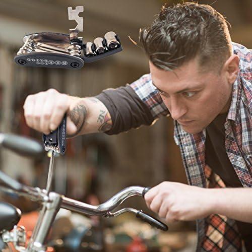 NATHO 16 in 1 Multifunction Bike Bicycle Cycling Mechanic Multitools Repair Tool Kit