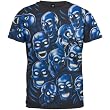 Skull Pile Blue T-Shirt