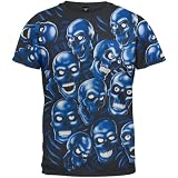 Skull Pile Blue T-Shirt