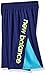 New Balance Boys' Big Performance Short with Logo Side Inserts, Basin/Bayside, 14-16