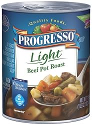 Progresso Light Beef Pot Roast Soup, 18.5-Ounce Cans (Pack of 12)