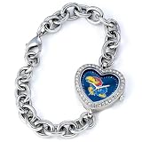 NCAA Women's CH-KAN Heart Series Kansas Jayhawks Watch