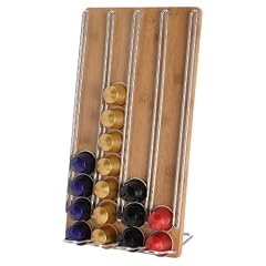 EH Kapselhalter BAMBUS f?r 40 NESPRESSO Kaffee Kapseln 854501