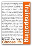 TRAINSPOTTING - life words - 24x36 - ART PRINT / POSTER