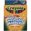 Crayola 8ct Washable Bold Markers (2 Pack)