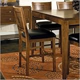 Luxor Counter Height Dining Chair in Modern Cherry [Set of 2]