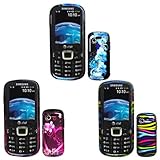 iNcido Brand Samsung A667/Evergreen Combo Purple Love Protective Case Facep ....