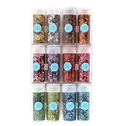 Martha Stewart Crafts Vintage Leaf Glitter Set By The Package