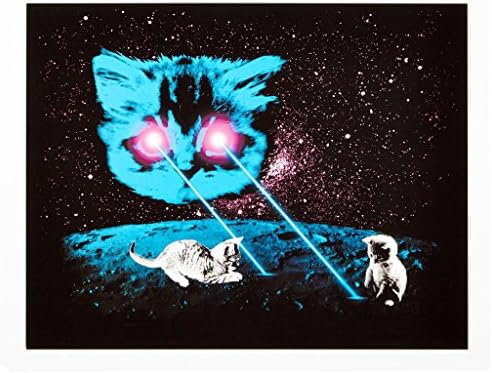 Ugly Baby Laser Cat With Kittens Print - Medium