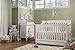 DaVinci Piedmont 4-in-1 Convertible Crib with Toddler Bed Conversion Kit in White, Greenguard Gold Certified