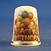 Porcelain China Collectable Thimble - Happy Birthday -- Free Gift Box