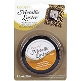 Deco Art Metallic Lustre Wax Finish, 1 oz, Orange Flicker