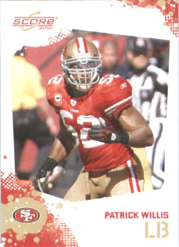 Patrick Willis - San Francisco 49ers - 2010 Score Football Card - NFL Trading Card in Screwdown Case