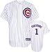 Kosuke Fukudome Jersey: Adult 2010 Majestic Home Pinstripe Replica #1 Chicago Cubs Jersey