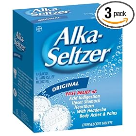 Alka-seltzer Original Alka-seltzer 36ct, 3.19 Boxes (Pack of 3)