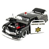 1951 Mercury Highway Patrol Police 1:24 (Black White) by HEAT