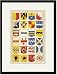 Black Framed/Matted Print 17x23, Examples of Blazonry - Birmingham, Smith, Doubleday, et al.