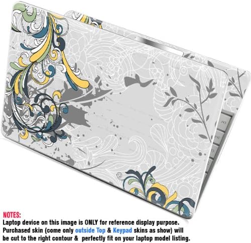 Protective Decal Skin Sticker for Toshiba Satellite C675 &amp; C675D (view IDENTIFY image for correct model) 17.3 in screen case cover SatelliteC675-Ltop2PS-516